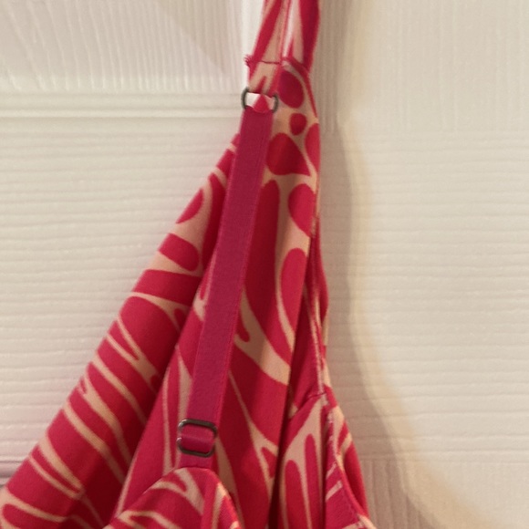 Victoria Secret Dress size L length 50” bust 36” pink and white color - Picture 5 of 12